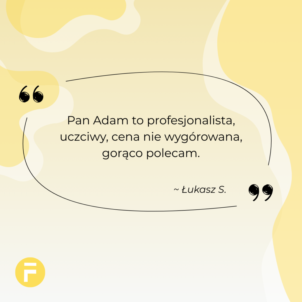 Fibinco Adam Maichrzik opinia pozycjonowanie Łukasz S